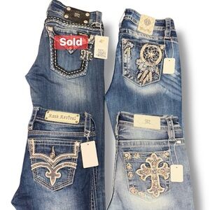 Rock revival and miss me jean bundle size 27